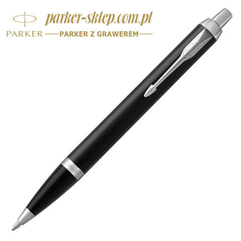 Długopis Parker PARKER IM Black Lacquer CT w Etui