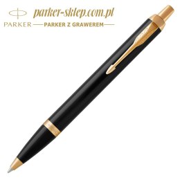 Długopis Parker PARKER IM Black Lacquer GT w Etui