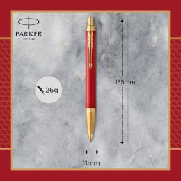 Długopis Parker PARKER IM Kolor Premium Red Lacquer GT w Etui