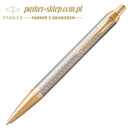 Długopis Parker PARKER IM Premium Warm Grey GT w Etui