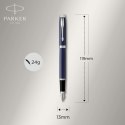 Pióro PARKER Matte Blue CT Niebieskie Stalówka F w Pudełku