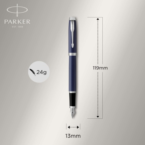 Pióro PARKER Matte Blue CT Niebieskie Stalówka F w Pudełku Pióro PARKER Matte Blue CT Niebieskie Stalówka F w Pudełku