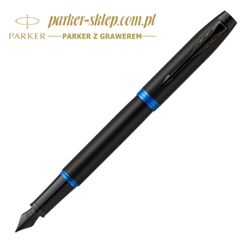 Pióro PARKER M Vibrant Ring Blue Stalówka M w Pudełku Ozdobnym