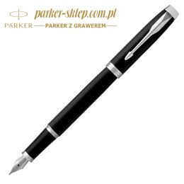 Pióro PARKER Pióro wieczne IM Matte Black CT Stalówka F w Pudełku