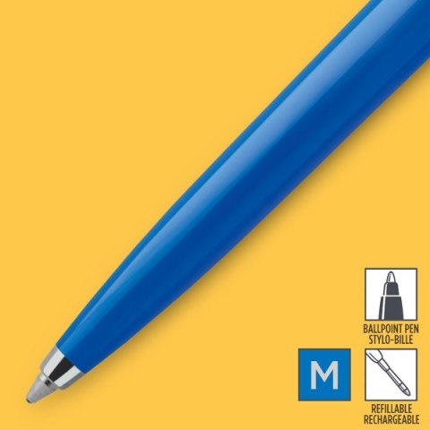 Długopis Parker Jotter Originals Niebieski z grawerem i etui czarne na pasek Długopis Parker Jotter Originals Niebieski z grawerem i etui czarne na pasek