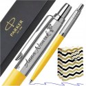 Długopis Parker Jotter Żółty CT Originals Z Grawerem W Torebce Prezent