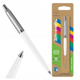 DŁUGOPIS PARKER JOTTER CLASSIC BIAŁY CT ORIGINALS NIEBIESKI WKŁAD M