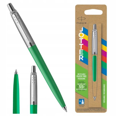 DŁUGOPIS PARKER JOTTER KOLOR ZIELONY CT ORIGINALS WKŁAD NIEBIESKI M