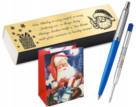DŁUGOPIS PARKER JOTTER ORIGINALS NIEBIESKI CT Z GRAWEREM PREZENT MIKOŁAJKI