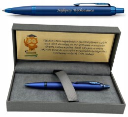 Długopis Parker IM Monochrome Blue z GRAWEREM TABLICZKA ETUI Torebka Parker