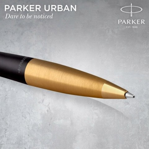 ZESTAW PARKER URBAN GT DŁUGOPIS PIÓRO CZARNY ZŁOCONE Z GRAWEREM I ETUI ZESTAW PARKER URBAN GT DŁUGOPIS PIÓRO CZARNY ZŁOCONE Z GRAWEREM I ETUI