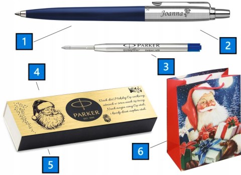 DŁUGOPIS PARKER JOTTER ORIGINALS GRANATOWY CT Z GRAWEREM PREZENT MIKOŁAJKI