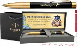 Długopis Parker Urban Złocony z Grawerem CZERWONY WKŁAD DLA NAUCZYCIELA