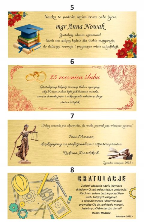 Długopis Parker Urban Złocony z Grawerem CZERWONY WKŁAD DLA NAUCZYCIELA