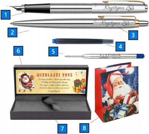 PARKER PIÓRO DŁUGOPIS JOTTER GT Z GRAWEREM TABLICZKA PREZENT NA MIKOŁAJA