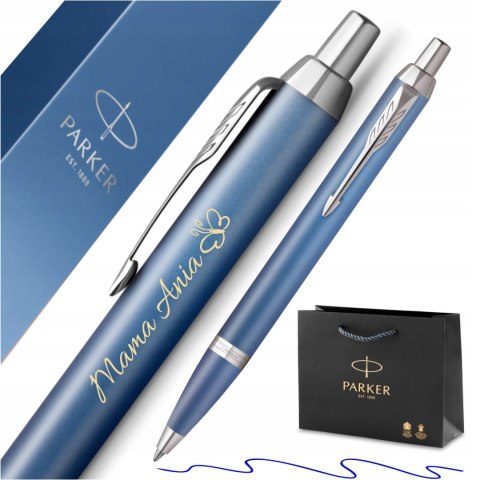 DŁUGOPIS PARKER IM RITUALS BLUE CT Z GRAWEREM NA PREZENT na ŚWIĘTA WIGILIĘ