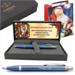 DŁUGOPIS PARKER IM RITUALS Z GRAWEREM Prezent Z TABLICZKĄ NA ŚWIĘTA