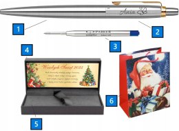 DŁUGOPIS PARKER ZŁOCONY JOTTER GT Z GRAWEREM TABLICZKA PREZENT NA ŚWIĘTA