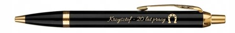 Długopis Parker Im Gt Złocony Z Grawerem I Tabliczka NAJLEPSZY NA IMIENINY