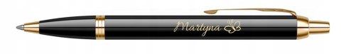 Długopis Parker Im Gt Złocony Z Grawerem Pudełko Premium z Notesem Parker