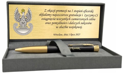 Długopis Parker Urban Złocony z Grawerem PREZENT NA AWANS DLA ŻOŁNIERZA