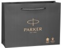 DŁUGOPIS PARKER IM CZARNY ZE ZŁOTEM Z GRAWEREM I TOREBKĄ PREZENTOWĄ