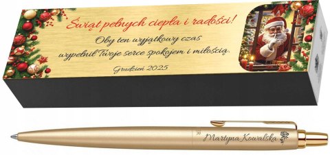 Długopis Parker Jotter Mono Gold z Grawerem PREZENT NA ŚWIĘTA POD CHOINKĘ