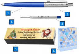Parker Jotter Niebieski z Grawerem IDEALNY PREZENT NA ŚWIĘTA POD CHOINKĘ