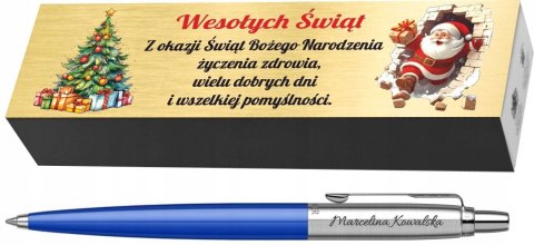 Parker Jotter Niebieski z Grawerem IDEALNY PREZENT NA ŚWIĘTA POD CHOINKĘ