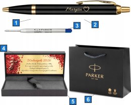 Długopis Parker Im Gt Złocony Z Grawerem Gotowy PREZENT NA WALENTYNKI