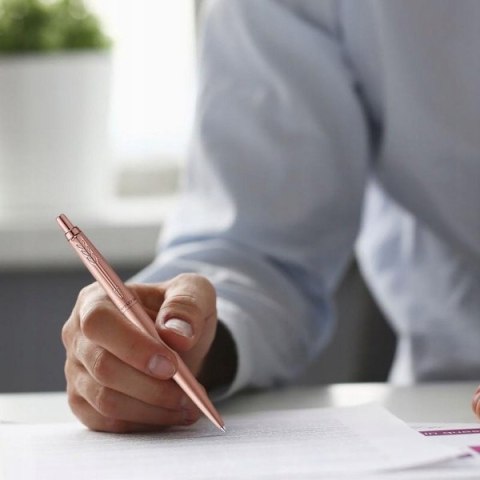 Długopis Parker Jotter Pink GOLD Z GRAWEREM BRELOK SERCE NA WALENTYNKI