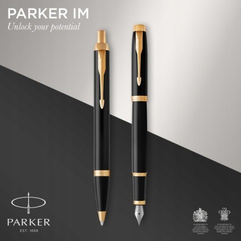 PARKER IM PIÓRO i DŁUGOPIS GT ZESTAW z GRAWEREM PO UKRAIŃSKU NA MIKOŁAJKI