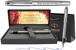 PARKER PIÓRO WIECZNE IM STALOWE CT GRAWEREM IDEALNY PREZENT NA WALENTYNKI