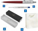 DŁUGOPIS PARKER JOTTER CZERWONY Z GRAWEREM I TOREBKĄ NA DZIEŃ KOBIET