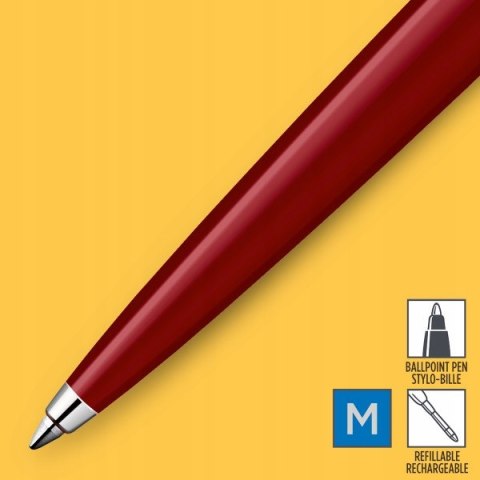 DŁUGOPIS PARKER JOTTER CZERWONY Z GRAWEREM I TOREBKĄ NA DZIEŃ KOBIET