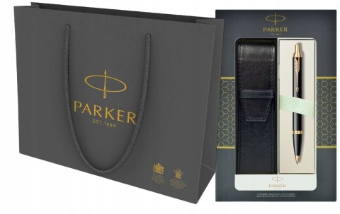 DŁUGOPIS PARKER IM ZŁOCONY GRAWER ELEGANCKI PREZENT PERSONALIZOWANY PUDEŁKO