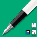 PARKER JOTTER BIAŁE PIÓRO Z GRAWEREM WYMAZYWACZ BIC I NABOJE WRAZ TOREBKĄ