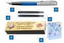 PIÓRO PARKER JOTTER NIEBIESKIE Z GRAWEREM TABLICZKĄ PREZENT NA PAMIĄTKĘ