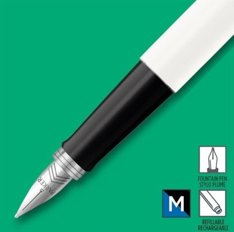 ZESTAW NA KOMUNIĘ PIÓRO PARKER JOTTER BIAŁE Z GRAWEREM Z ETUI PARKER