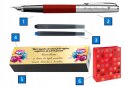 Zestaw Parker Jotter CZERWONY z Grawerem SUPER PREZENT NA URODZINY