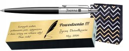 DŁUGOPIS PARKER JOTTER CZARNY WKŁAD Z GRAWEREM IDEALNY PREZENT NA EGZAMIN