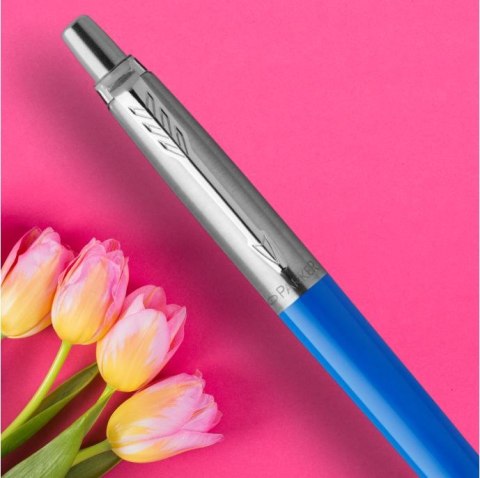 Długopis Parker Jotter Niebieski z Grawerem w pudełku prestige z tabliczką na Pierwszą Komunię