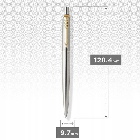 PARKER DŁUGOPIS JOTTER STAL ZŁOCONY GT Z GRAWEREM DLA PROMOTORA