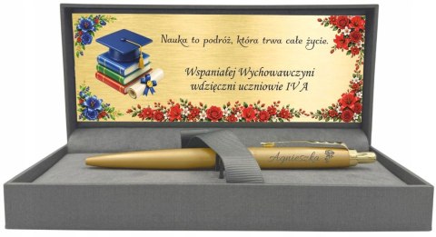 Długopis Parker Jotter XL Gold z Grawerem Tabliczka Prezent Koniec Szkoły