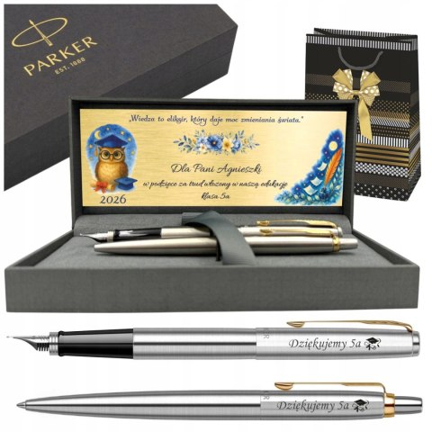 Parker Jotter GT Pióro Długopis Złocone z Grawerem Prezent dla Nauczyciela