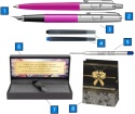 Parker Jotter Originals Magenta – pióro i długopis z grawerem i tabliczką