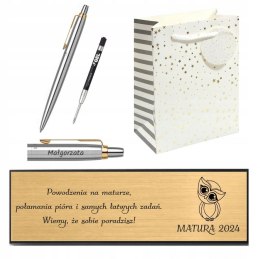 PARKER DŁUGOPIS JOTTER GT Z TABLICZKĄ WKŁAD ŻELOWY CZARNY NA MATURE SESJE