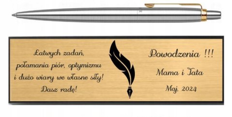 PARKER DŁUGOPIS JOTTER GT Z TABLICZKĄ WKŁAD ŻELOWY CZARNY NA MATURE SESJE PARKER DŁUGOPIS JOTTER GT Z TABLICZKĄ WKŁAD ŻELOWY CZARNY NA MATURE SESJE