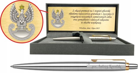 DŁUGOPIS PARKER JOTTER ZŁOCONY GT Z GRAWEREM PREZENT NA AWANS DLA ŻOŁNIERZA DŁUGOPIS PARKER JOTTER ZŁOCONY GT Z GRAWEREM PREZENT NA AWANS DLA ŻOŁNIERZA