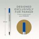 Parker wkład do Pióra Kulkowego niebieski Rozmiar F